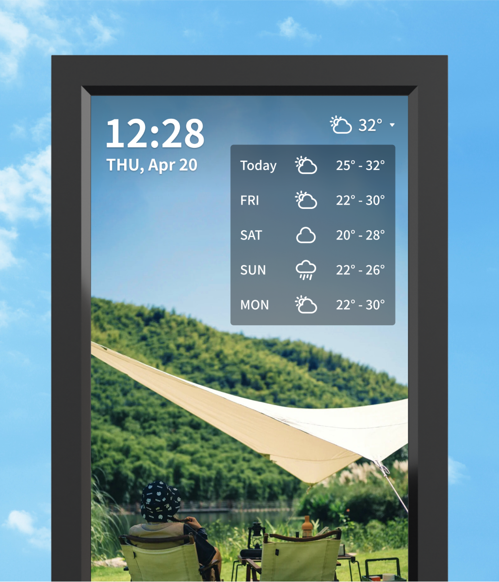 SyncGo Smart WiFi Digital Calendar 10.1 inch touch screen WiFi